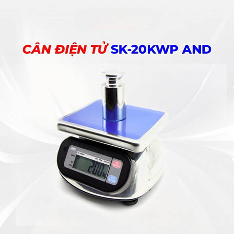 Cân thủy sản 20KG - A&D, MODEL SK-20KWP