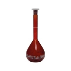 Bình định mức nâu Class A 100ml, NS 14/23 014.01.101 Isolab