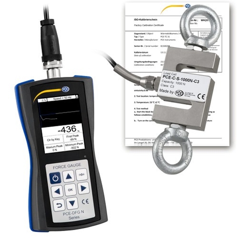 Máy đo lực PCE DFG N 1K (0-1000 N)