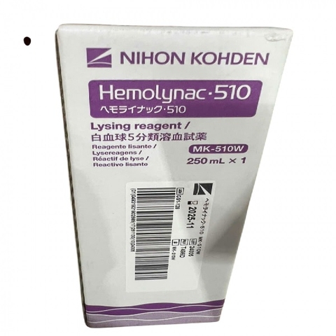 Dung dịch Hemolynac 510 dùng cho các máy xét nghiệm huyết học hãng Nihon kohden