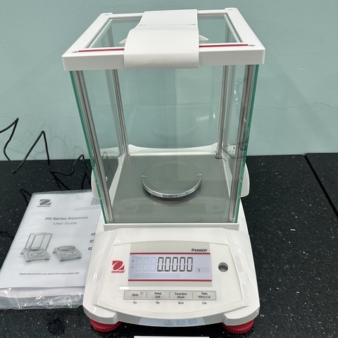 Cân bán phân tích điện tử hiện số - Chuẩn nội (520g x 0.001g) Model OHAUS PX523