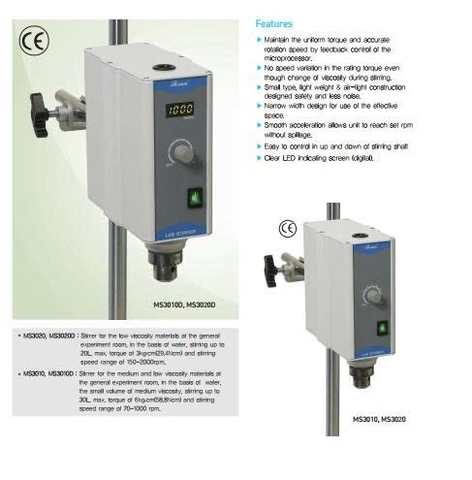 Máy Khuấy Đũa Phòng Thí Nghiệm Series MS3020 & MS3010