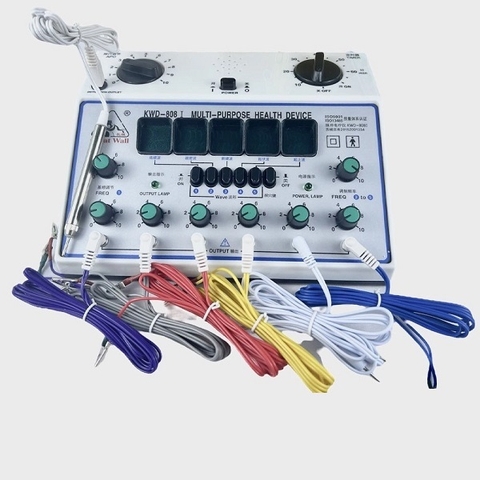 Máy điện châm KWD-808I – Thiết bị châm cứu 6 kênh hãng Wujin Greatwall