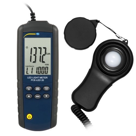 Máy đo cường độ ánh sáng PCE LED 20 (0-400,000 Lux)