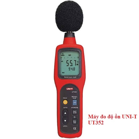 Máy đo độ ồn UNI-T UT352 (30~130dB, Datalogger)
