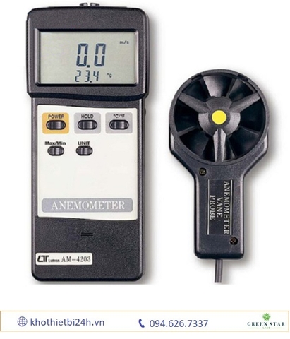 Máy đo tốc độ gió LUTRON AM-4203