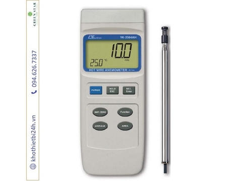 Máy đo tốc độ gió, lưu lượng gió LUTRON YK-2004AH