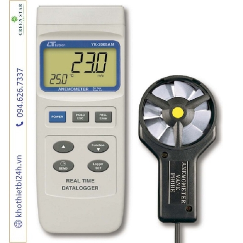 Máy đo tốc độ gió, lưu lượng gió LUTRON YK-2005AM
