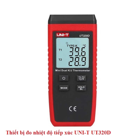 Thiết bị đo nhiệt độ tiếp xúc UNI-T UT320D (K/J, 2 kênh)