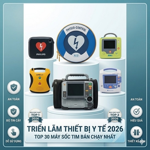 Top 30 Máy Sốc Tim/Máy khử rung tim/Máy phá rung tim (AED) Bán Chạy Nhất 2026