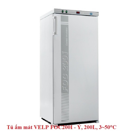 Tủ ấm mát VELP FOC200I - Ý, 200L, 3~50°C