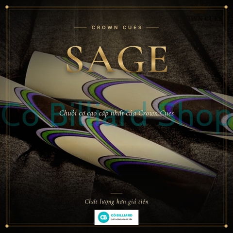 Chuôi Cơ Crown Cues Sage cao cấp nhất của Crown Cues