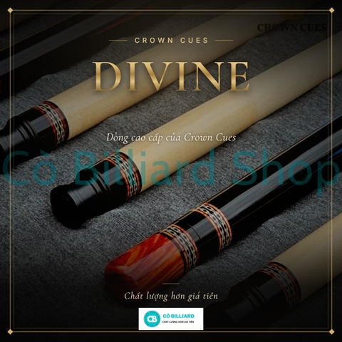 Cơ Bida Crown Cues Divine ( cao cấp của Crown Cues )