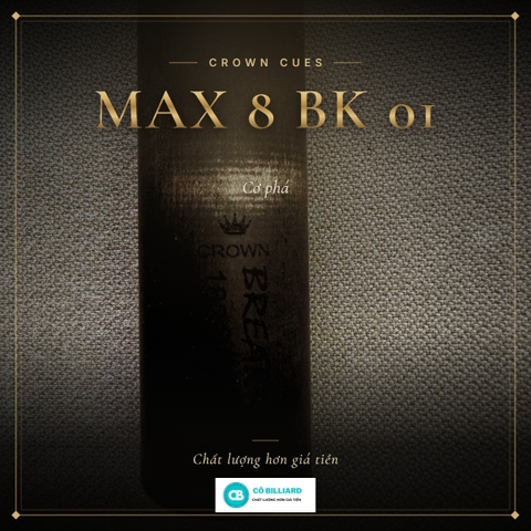 (PHÁ) CROWN CUES MAX EIGHT BK 01