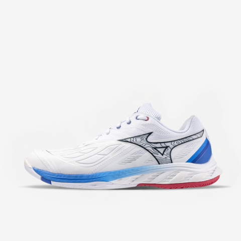Giày cầu lông Mizuno Wave Fang 2 - Trắng Xanh