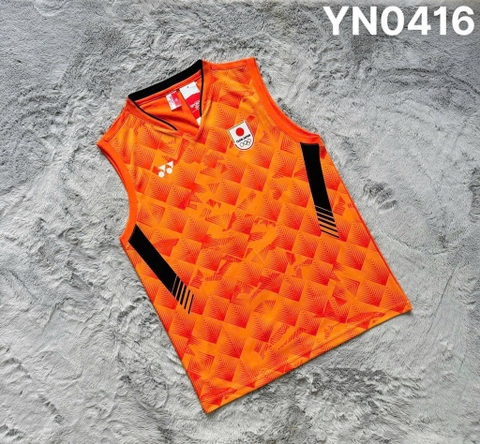 Áo cầu lông Yonex sát nách YN0416 - Cam