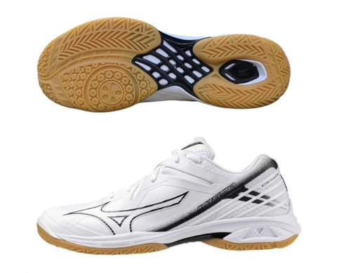 Giày cầu lông Mizuno Wave Claw 3 - Trắng Đen