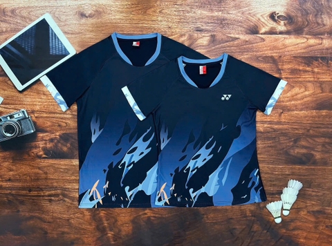 Áo cầu lông Yonex QT002 - Xanh đen