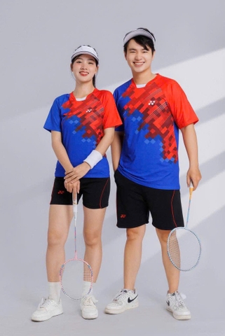 Áo cầu lông Yonex VT020 - Đỏ Xanh