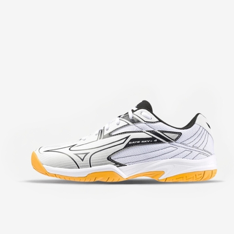 Giày Cầu Lông Mizuno Gate Sky Plus 4 - Trắng Đen