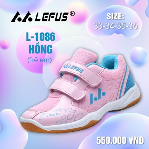 Giày Cầu Lông Lefus Trẻ em L1086 - Hồng