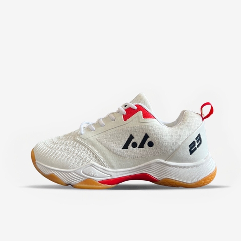 Giày Cầu Lông Lefus L023 - Trắng Đỏ
