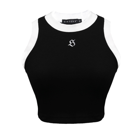 Sisters Áo ba lỗ vạt bầu phối viền Cindy