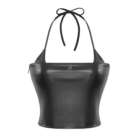 SISTERS Áo tube da cổ yếm Yette