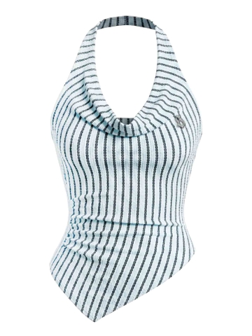 SISTERS Áo croptop yếm vạt chéo Byte