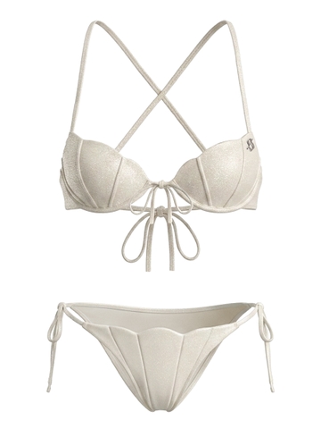 SISTERS Bikini 2 mảnh vỏ sò Pia - Kem