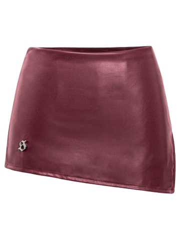 SISTERS Chân váy da Mini Skirt Jasmine - Đỏ