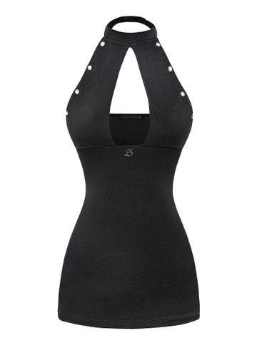 SISTERS Váy đầm body cổ yếm Cayenne