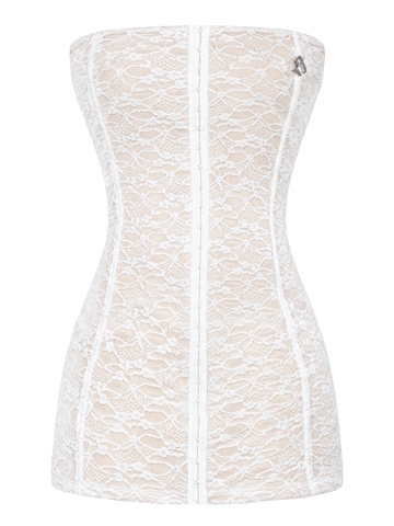 SISTERS Váy đầm body ren phối móc cài Benedicta