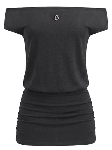 SISTERS Váy đầm body trễ vai Aine - Đen