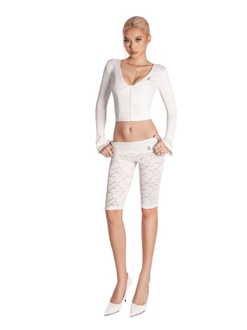 SISTERS Quần lửng ren lưng lật Karine