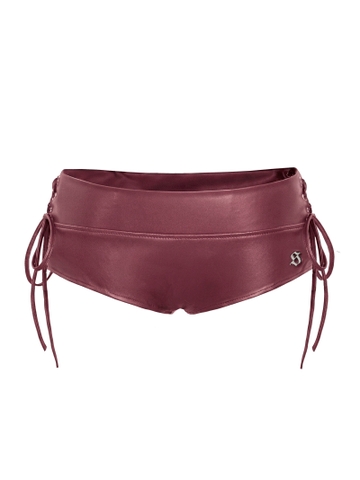 SISTERS Quần đùi mini short đan dây hông Aurelia - Đỏ