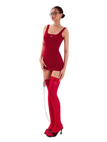 Sisters Váy đầm body cổ vuông Shiloh