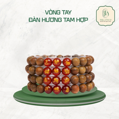 VÒNG TAY ĐÀN HƯƠNG TAM HỢP