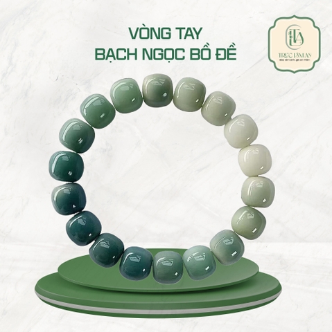 VÒNG TAY BẠCH NGỌC BỒ ĐỀ TRƠN