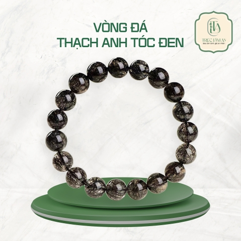 VÒNG ĐÁ THẠCH ANH TÓC ĐEN