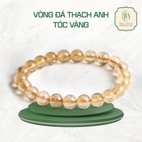 VÒNG ĐÁ THẠCH ANH TÓC VÀNG