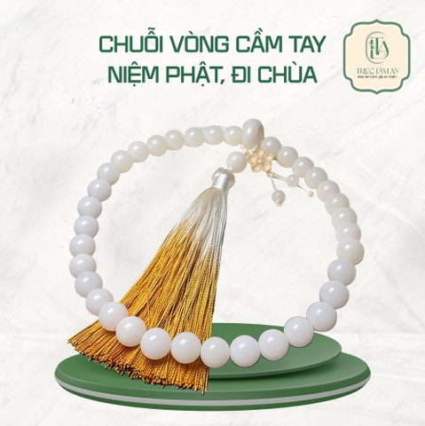 CHUỖI VÒNG CẦM TAY NIỆM PHẬT, ĐI CHÙA