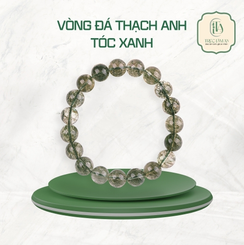 VÒNG ĐÁ THẠCH ANH TÓC XANH