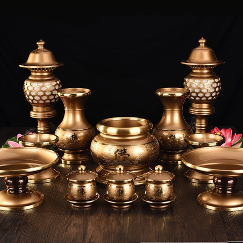 BỘ ĐỒ THỜ PHẬT ĐỒNG