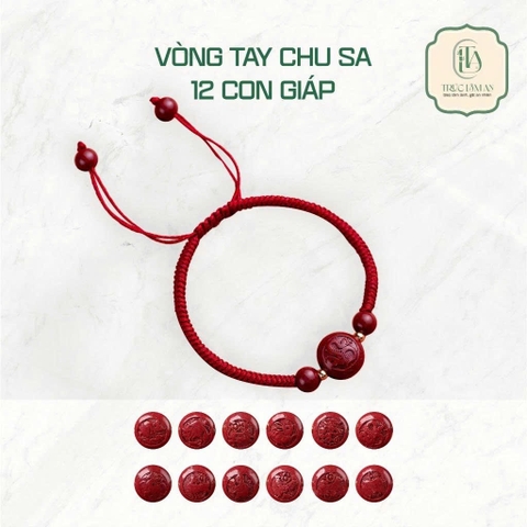 VÒNG TAY CHỈ ĐỎ DÂY KẾT 12 CON GIÁP