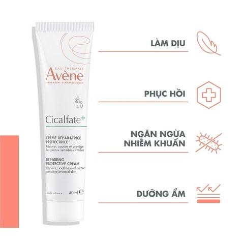 Kem phục hồi Eau Thermale Avène CICALFATE+ Repairing Protective Cream 40ml