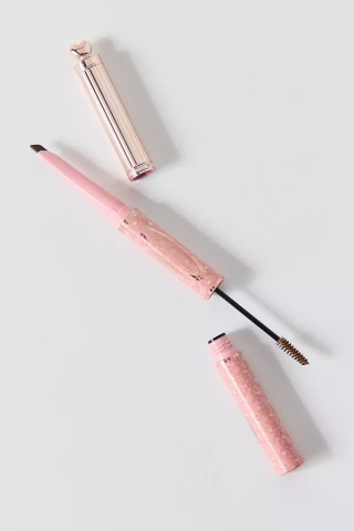 Chì kẻ & mascara chân mày Flower Knows The Sweetie Bear Dual-Ended Brow Gel & Pencil - 02 Natural Brown