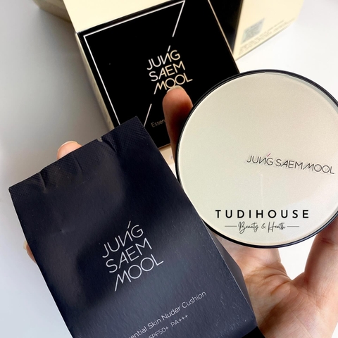 Set Phấn Nước Jung Saem Mool Essential Skin Nuder Cushion SPF50+ PA+++  ( hộp 14g + refill 14g)
