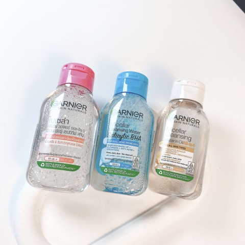 Combo 3 tẩy trang minisize Garnier 50ml