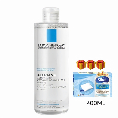 [ MẪU MỚI ]  Nước tẩy trang cho da nhạy cảm La Roche-Posay Micellar  Sensitive Skin 400ml